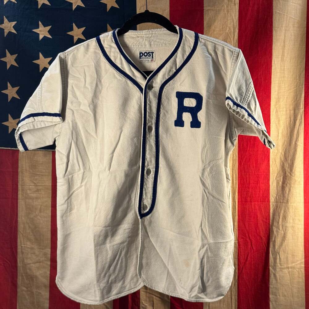 Vintage R Post Rawlings 60s Baseball Jersey